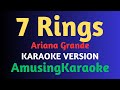 7 rings karaoke  ariana grande