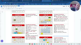 Wilson School District Calendar 2024-2025