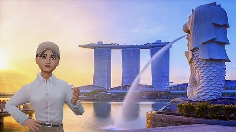 EON Spatial AI City: Exploring the Merlion Park with the EON AI Assistant