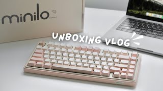 UNBOXING AESTHETIC KEYBOARD | Varmilo Minilo 75% Mendozae | Silent Keyboard