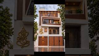30'x40' house design | South Face | 3 story house | 5BHK |4500Sqft| Front Elevation #home #vastu