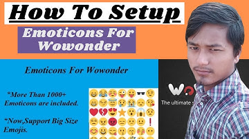 How to Setup Emoticons For Wowonder