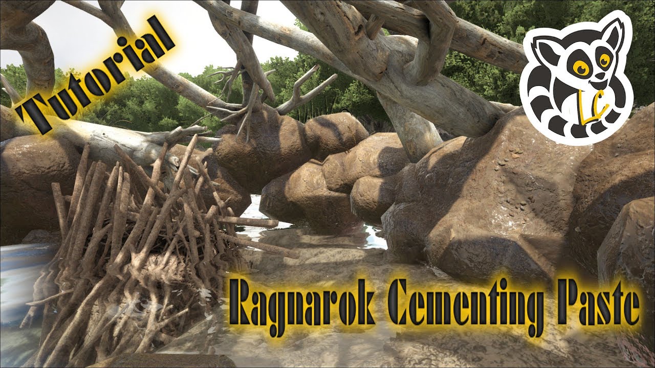 Ark Survival Evolved Ragnarok Cementing Paste Youtube