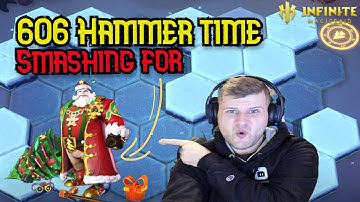 606 Hammers How Far Do We Get?! Smashing Bricks For Nicholas! - Infinite Magicraid