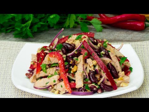 Video: Fazolový salát na zimu: recept s fotografií, velmi chutný