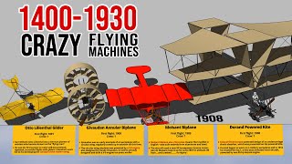 Crazy Looking Early Flying Machines 3D