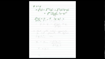 Newton-Raphson Method - Dr. Fred Moxley