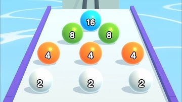 Ball Run 2048 Infinity - All Level Gameplay Best Mobile Games (Lv 845-847)