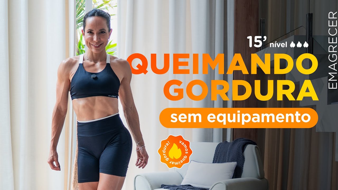15 minutos pra derreter gordura e perder barriga sem sair de casa - Carol Borba