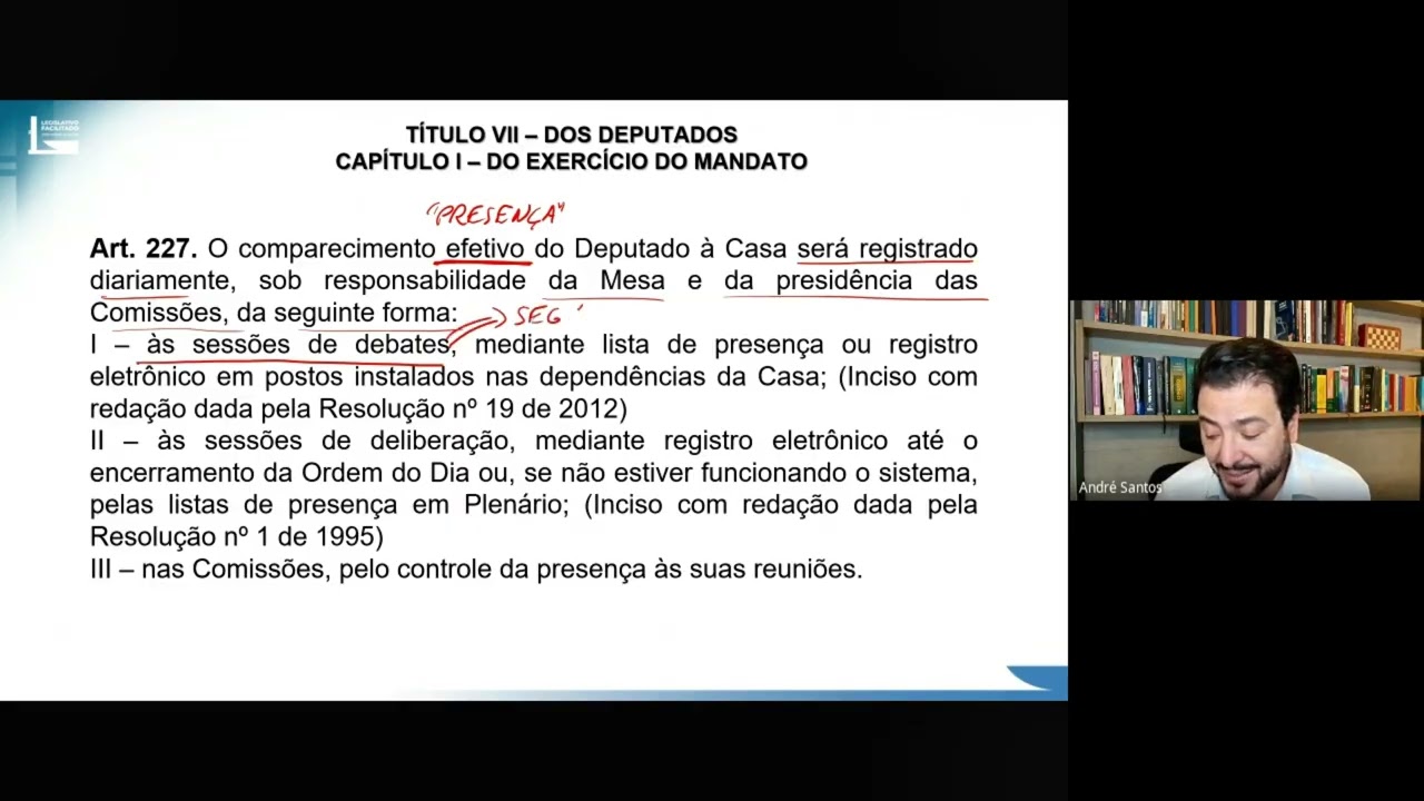 AULA MENTORIA - DOS DEPUTADOS 226 a 243