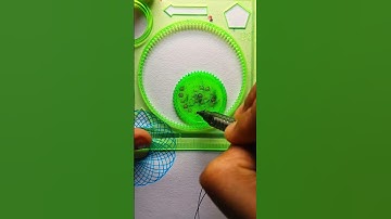 The Spirograph design 😱😱#art #shorts feed #viral video#