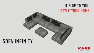 KARE DESIGN Sofa Infinity