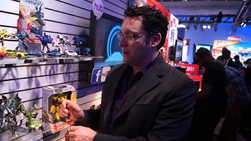 Powerizer Figure Demo, New Price Points Explained...  Unicron.com at ToyFair 2012