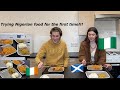 SCOTTISH AND IRISH TRY NIGERIAN FOOD FOR THE FIRST TIME!!! | Egusi soup and Jollof rice |