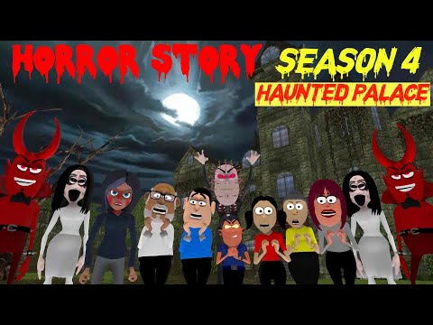 Season 4 - Haunted Palace | भूत महल | Granny | ROD | Mr. MEAT | Horror Story Joke Part 1 to Part 9