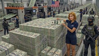 Inside the US Dollar Factory | Secrets of the US Mint: Dollar Production Revealed(full Process)