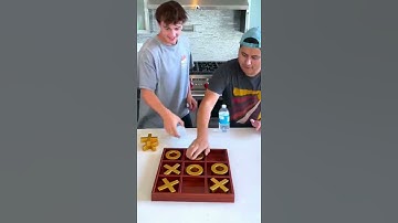 $100 Tic-Tac Toe Challenge! #shorts