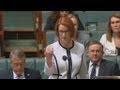 Gillard says 'take you best shot'