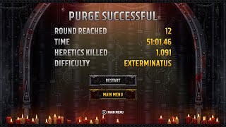 Warhammer 40000 Boltgun Horde Mode On Exterminatus Difficulty With No Cheats no Commentary