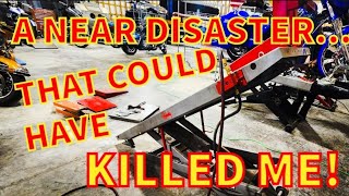 *DON'T DO THIS!* - A Mistake That Could Have KILLED ME! - Handy Motorcycle Lifts - Baxters Garage by Kevin Baxter 64,606 views 1 month ago 28 minutes