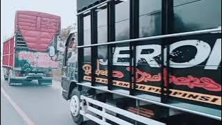 Nyodrek mouris shiyo konvoi 3 truck stut parah sampai mobil pribadi turun aspal muatan cabe