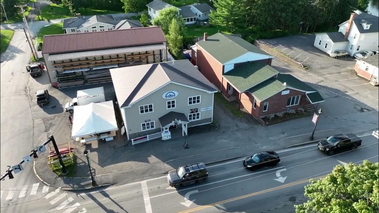 Fort Kent Maine August 12 Drone Footage during the Muskie Tournament