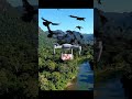 Drone Carrying Pork Over Trat Mountains 🐷🚁 Swarmed by Birds! #aivideo #shorts #drone
