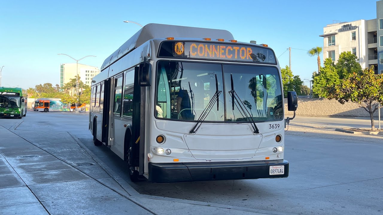 ⁴ᴷ⁶⁰ Old Route | LAWA 2014 New Flyer C40LFR #3639 on LAX Metro