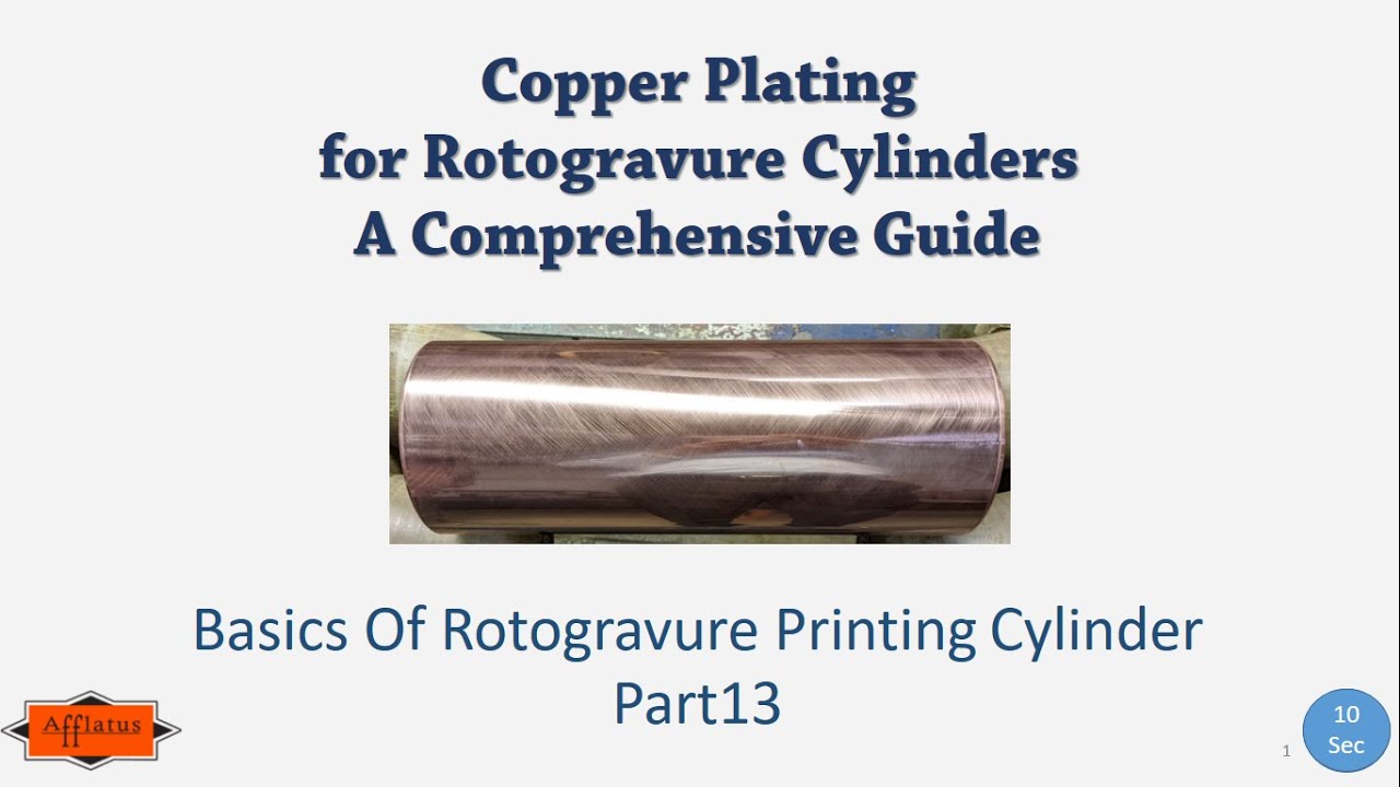 Copper Plating for Rotogravure Cylinders: A Comprehensive Guide (RGPC Part-13)
