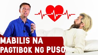 Gumising Na May Mabilis Na Pagtibok Ng Puso  Dr Eric Berg Tagalog Sub