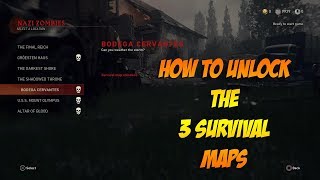 How to Unlock The Tortured Path Maps as Survival Maps (Updated Video in Description)