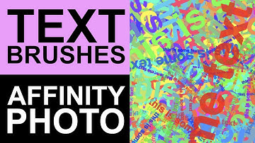 Affinity Photo : How To Text Brush Creation Tutorial | Graphicxtras