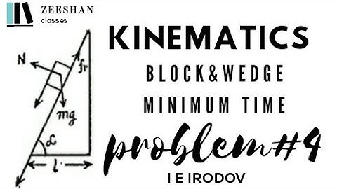 KINEMATICS/I.E. IRODOV/PROBLEM#4