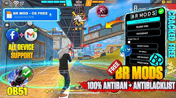 ⚡Free Fire OB51 AIM kill mod menu free☠️new rank season FF hack🔥BR MOD,HAXX-CKER PRO V11, HG CHEAT⚔️