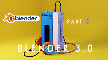 How to Make This WALKMAN in  BLENDER 3.0 - Part 2