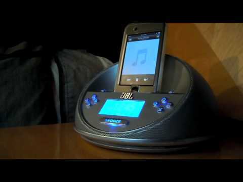 JBL On time micro in the bedroom as an ipod alarm clock