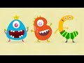 Sing and learing  abc with  hungry alphabet  alphabet letter lesson part1