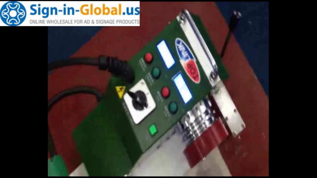 How to Use High Speed Hot Air Banner Welder: