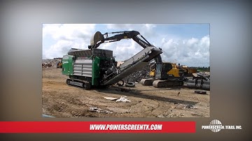 PowerScreen Texas Komptech Terminator 6000 Promotional Video