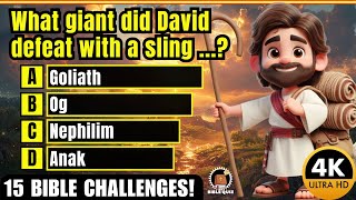 ONLY 9% Can Pass! 📖 Ultimate Bible Quiz – 15 Questions to Test Your Faith! ✨