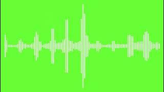 Audio Spectrum Speak | Green Screen