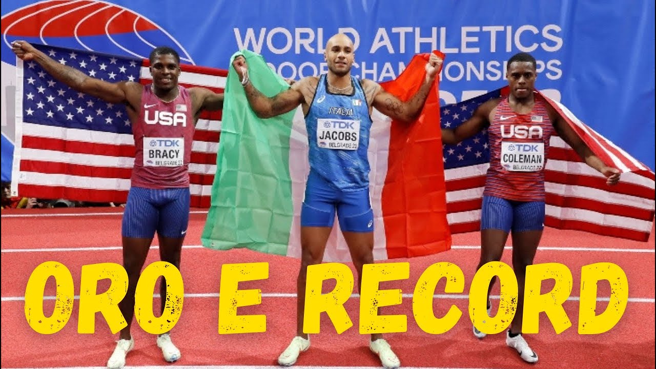 🇮🇹🥇MARCELLOOOO‼️ORO e RECORD EUROPEO JACOBS NEI 60 a CALDO‼️Mondiali Indoor 🇮🇹🥇MARCELLOOOO‼️ORO e RECORD EUROPEO JACOBS NEI 60 a CALDO‼️Mondiali Indoor