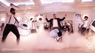 Amazing Groom Wedding entrance with 10 Drummers of Zaffe Forsen Dabke Resimi