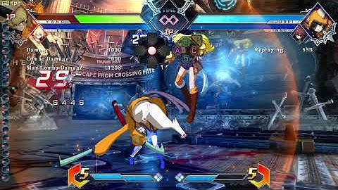 [BBTAG] 1.30 was really kind to my team. (Jubei + Linne Cross Corner-To-Corner Combo)