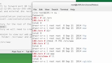 SUSE Apace Web Server Part 2