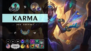 Karma Support vs Rell - NA Challenger Patch 14.11