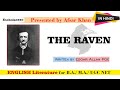 The Raven Edgar Allan Poe short summary in Hindi | #English_Literature