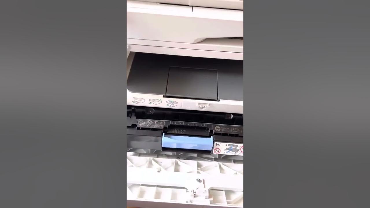 Toner drawer stuck. YouTube
