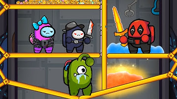 Rescue Impostor pull pin android, ios game | How to loot gameplay