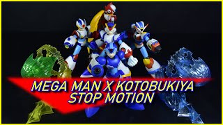 MEGA MAN X STOP MOTION | KOTOBUKIYA MODEL KITS | #rockman #megamanx #stopmotion #kotobukiya #figure